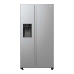 Hisense RS5P535NTCDUK PureFlat American Fridge Freezer No Frost, Non-Plumbed Ice & Water Dispenser, Stainless Steel, D Rated (w/voucher)