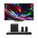 Hisense TV and Soundbar Bundle – 65ER8STUK RGB Mini-LED TV and the AX5140Q 5.1.4 Soundbar
