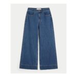 Hollister Ultra High-Rise Medium Wash Wide Leg Jeans