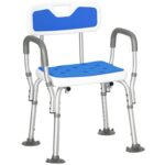 Homcom Eva Padded Shower Chair For The Elderly And Disabled Blue – Prime Members – Sold by Aosom MHSTAR UK / FBA