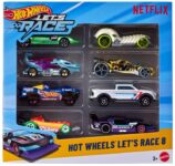 Hot Wheels Lets Race 8-Pack of 1:64 Scale Toy Cars (JGK18)