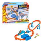 Hot Wheels Track Creator Boosted Jump Speedway Set Toy Car