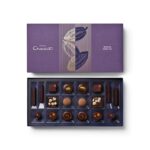 Hotel Chocolat Serious Dark Chocolate Box, Dark Chocolate Gift 18 piece