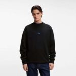 Hugo Boss HUGO Mens Blue Crew Sweater with Logo Detail (Nedro) – Sizes S – 3XL