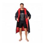Hut Long Sleeve Waterproof Changing Robe – Black