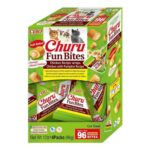 INABA Churu Fun Bites Cat Treats – Chicken and Pumpkin, 8x12g – £5.09 S&S