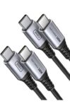 INIU 240W USB C to USB C Charger Cable, 2-Pack 2m PD Type C Charge Cable Nylon Braided Sold by SimpleLife LLC / FBA Prime Deal