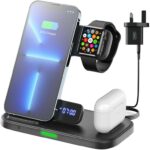 INIU 3 in 1 Wireless Charging Station, 15W Qi Multi Charger Dock for Apple Devices With Discount SimpleLife LLC FBA