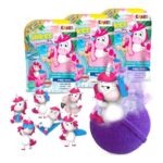 INKEE Unicorn Bath Bombs Set of 3 for Kids