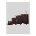 IT Luggage Chocolate Brown Fascinate Hardshell Suitcase Brown Cabin