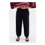 Iets frans… Black Cuffed Baggy Joggers