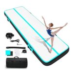 Inflatable Gymnastics Mat, Portable Tumble Track, Non-Slip