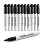 Inkspire Whiteboard Markers, 12-Pack, Black, 3mm Fine Tip