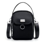 Innfttwo Crossbody Bag for Women with Multiple Pockets, Black