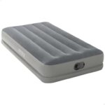 Intex 64112 Dura-Beam Standard Series Prestige Mid-Rise Twin Air Mattress with Fastfill USB Powered Internal Air Pump