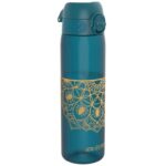 Ion8 Leak Proof Water Bottle, 500ml (18oz), Mandalas Deep Teal