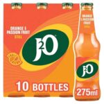 J2O Orange & Passion Fruit / Apple & Raspberry – 10 x 275ml – Instore Lanark