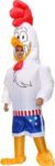 JASHKE Inflatable Chicken Costumes Inflatable Rooster Costume for Adult,Halloween Christmas Costumes