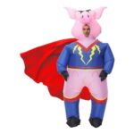 JASHKE Super Pig Inflatable Costume for Adults