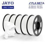 JAYO PLA Meta 3D Printer Filament, 5 Rolls different colours available – DICHUANG Store