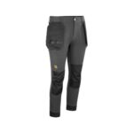 JCB Mens Work Trousers with Holster Pocket, 4-Way Stretch