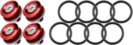 JDM Bumper Quick Release Fastener Kit (Red)