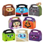 JOYIN 24 Halloween Treat Boxes with Handle