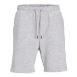 Jack & Jones Mens Jpstbradley Sweat Shorts, Light Grey Mix