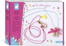 Janod – 2-Piece Make-Your-Own Treat-in-a-Bottle Necklace Set – Les Ateliers Bijoux – Childrens Arts & Crafts Kit – Dexterity and Concentration – 7 Years – J07935