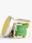 John Lewis White Jasmine Tin Scented Candle, 225g Other Options