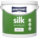 Johnstones – Contract Silk Emulsion Paint – Brilliant White – 5L Interior Walls & Ceilings – Prime Deal
