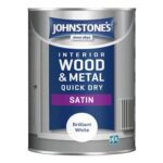 Johnstones Wood & Metal Satin Paint – Brilliant White