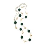 Join the Dots Green Necklace