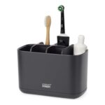 Joseph Joseph Easy-Store Toothbrush Holder, Matte Black