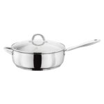 Judge Stainless Steel 28cm Saute Pan With Glass Lid