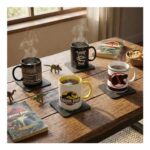 Jurassic Park 4x Mugs & Coasters Bundle