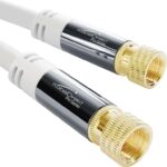 KabelDirekt SAT TV Cable 10m, white