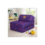 Kaikoo Blue Barca Fold-out Chair Bed – Single