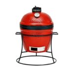 Kamado Joe KJ13RH Joe Jr Charcoal Grill, Blaze Red – Prime Exclusive