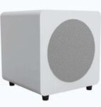 Kanto SUB8 Powered Subwoofer – Matte White with White Grille