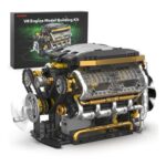 Karei V8 Engine Model Kit – Running, Visible Car Motor Blocks