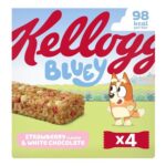 Kelloggs Bluey Strawberry & White Chocolate Multigrain Snack Bar 4x25g