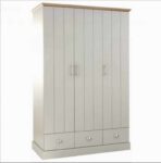Kendal Three Door Wardrobe Grey