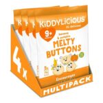 Kiddylicious Banana & Pumpkin Melty Buttons – 4 Packs (20) – £5.41 S&S