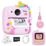 Kids Camera Instant Print,1080P Kids Digital Camera,Girls Gifts Toys Age 3