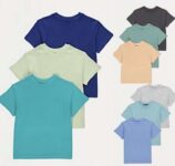 Kids Short Sleeve T-Shirts 3 Pack / Crew neck 3 pk /5 – 10 yrs / 11 – 14 yrs £5