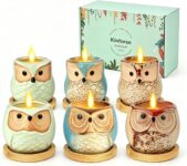Kinforse Scented Candles Gifts for Women, Owl Gift Set for Ladies Birthday