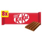 KitKat 4 Finger Milk Chocolate Bar 8 Pack Multipack 332g