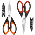 Kitchen Scissors Heavy Duty 2 Pack, Sharp Kitchen Shears sold by commerce zone ltd /FBA