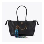 Kurt Geiger London Sloane Shopper Bag – Black Leather